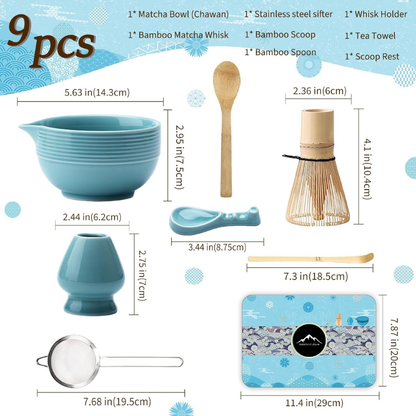 Matcha Nami Set 波  — 9-teilig