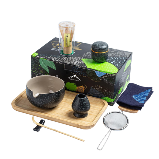 Matcha Set mit Chasen, Chawan & Ceremonial Grade Matcha — 11-teilig