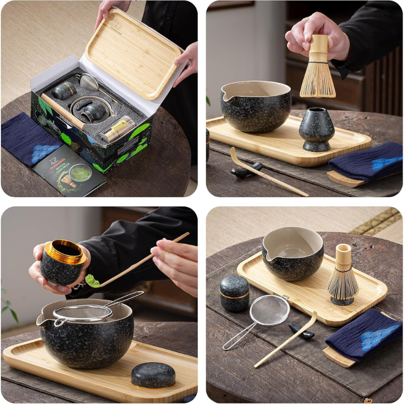 Matcha Set mit Chasen, Chawan & Ceremonial Grade Matcha — 11-teilig